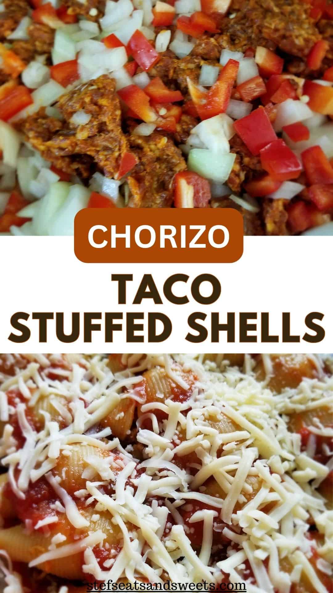 chorizo taco stuffed shells 