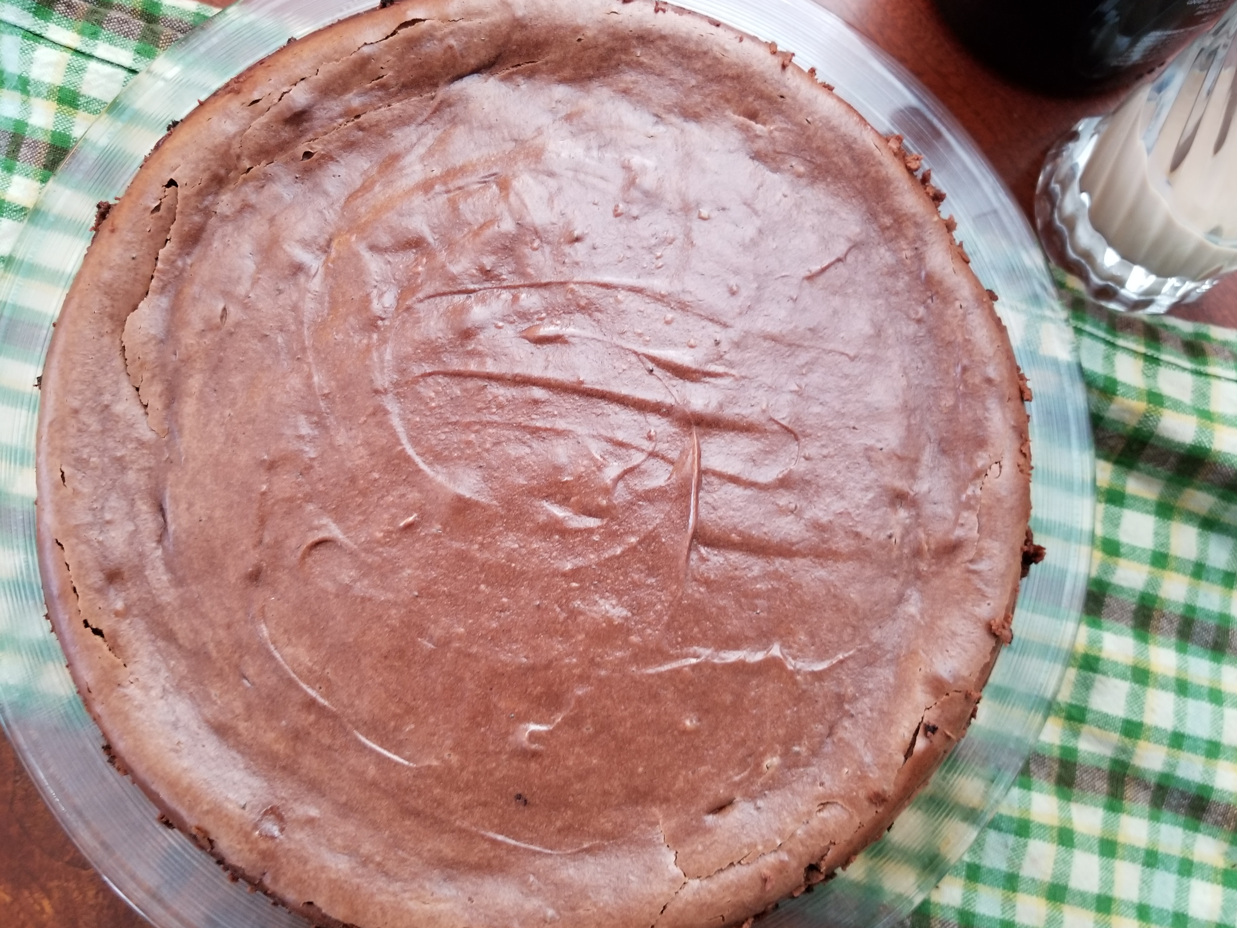 How to make a chocolate Irish Cheesecake 
