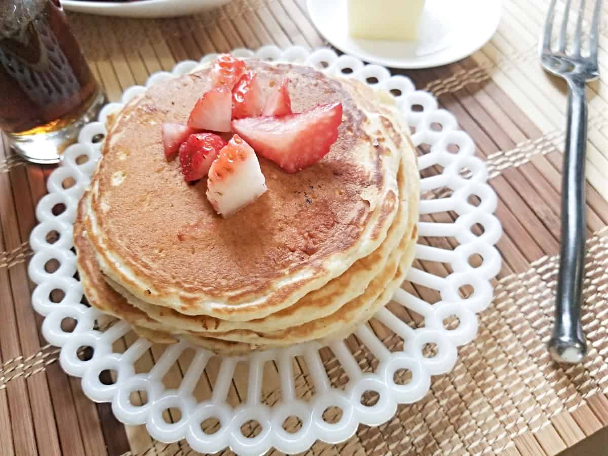 pancakes on plate