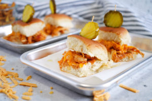 Instant Pot Chicken Sloppy Joe Sliders