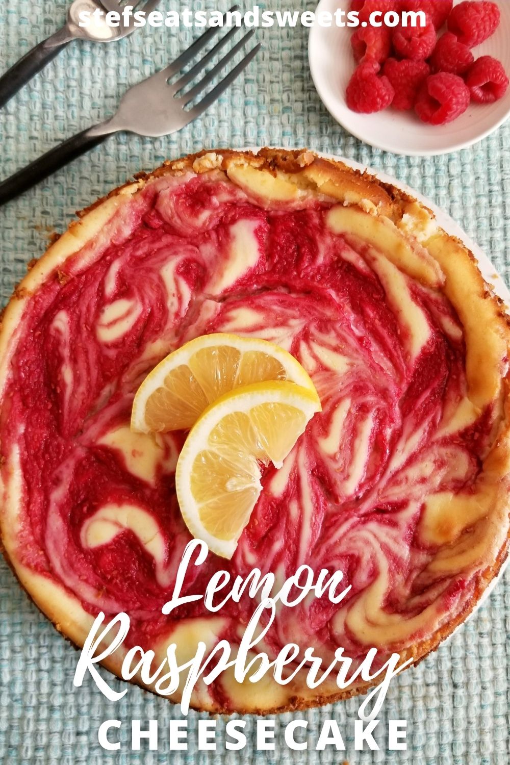 lemon raspberry cheesecake new pin