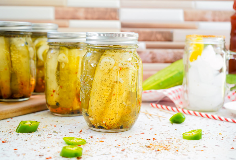 Canned Bloody Mary Pickles