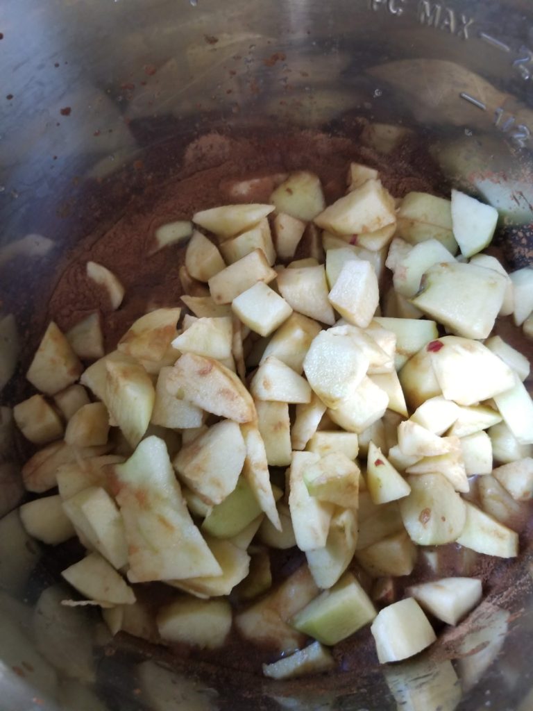 all applesauce ingredients in instant pot 