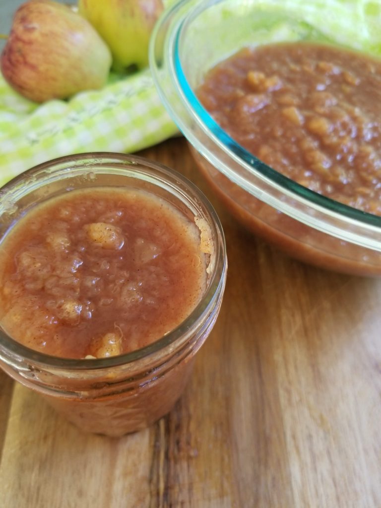 Instant Pot Cinnamon Applesauce Stef's Eats and Sweets