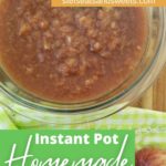 instant pot cinnamon applesauce pinterest image