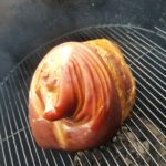 Root beer and honey smoked ham