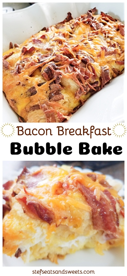 bacon breakfast bubble bake Pinterest Collage 