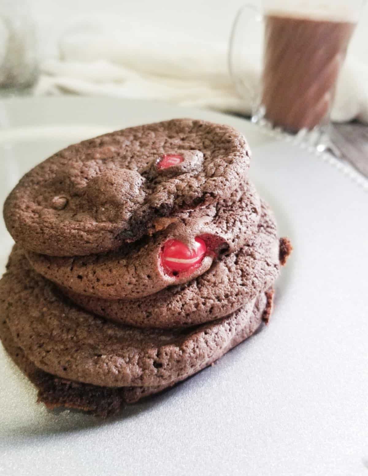 stacked cake mix cookies 