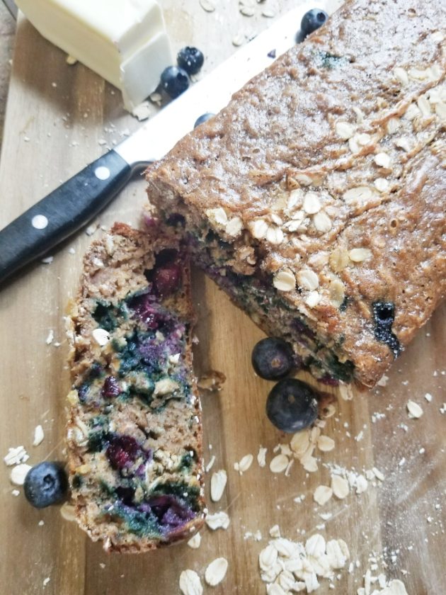 Oatmeal Blueberry Bread Stef's Eats and Sweets
