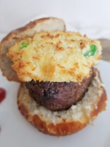 Air Fryer Fried Jalapeno Cream Cheese Burgers - Stef's Eats and Sweets