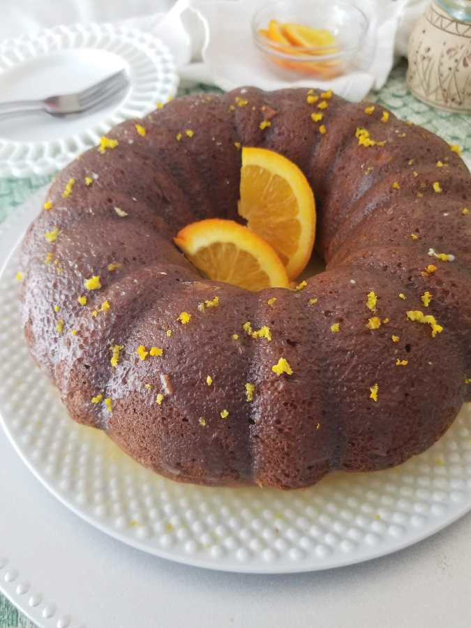 Orange Banana Bundt Cake