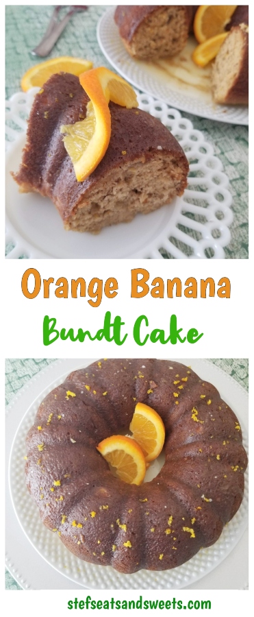 Orange Banana Bundt Cake 