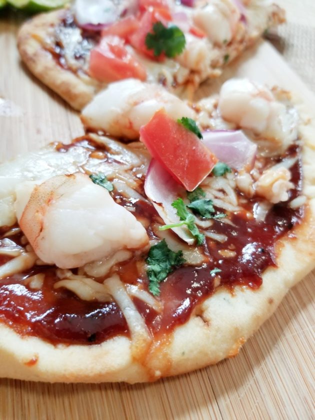Easy BBQ Shrimp Pizza - Stef's Eats and Sweets