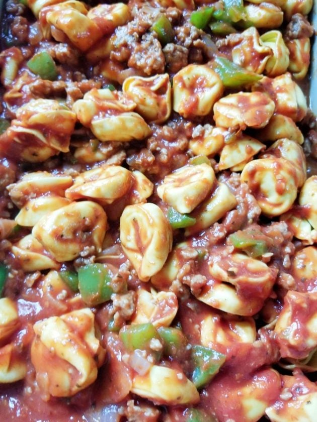 Italian Sausage & Tortellini Bake Stef's Eats and Sweets