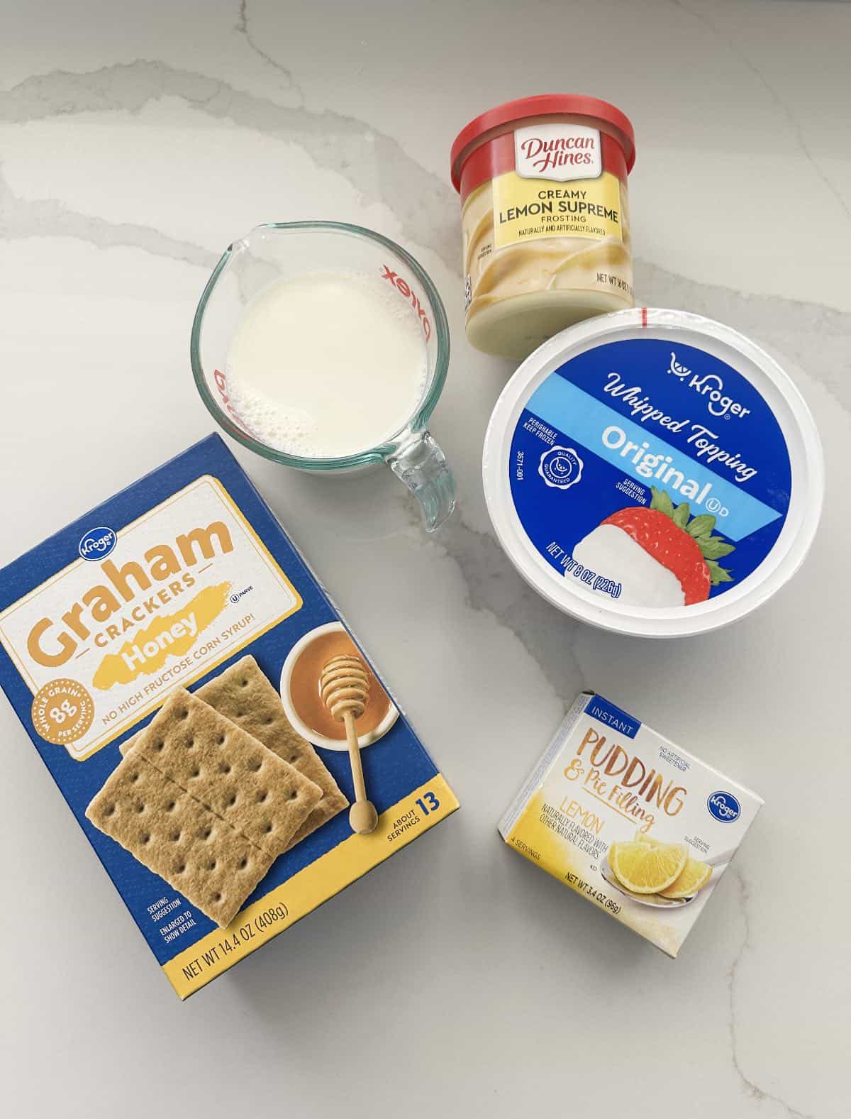 lemon eclair cake ingredients