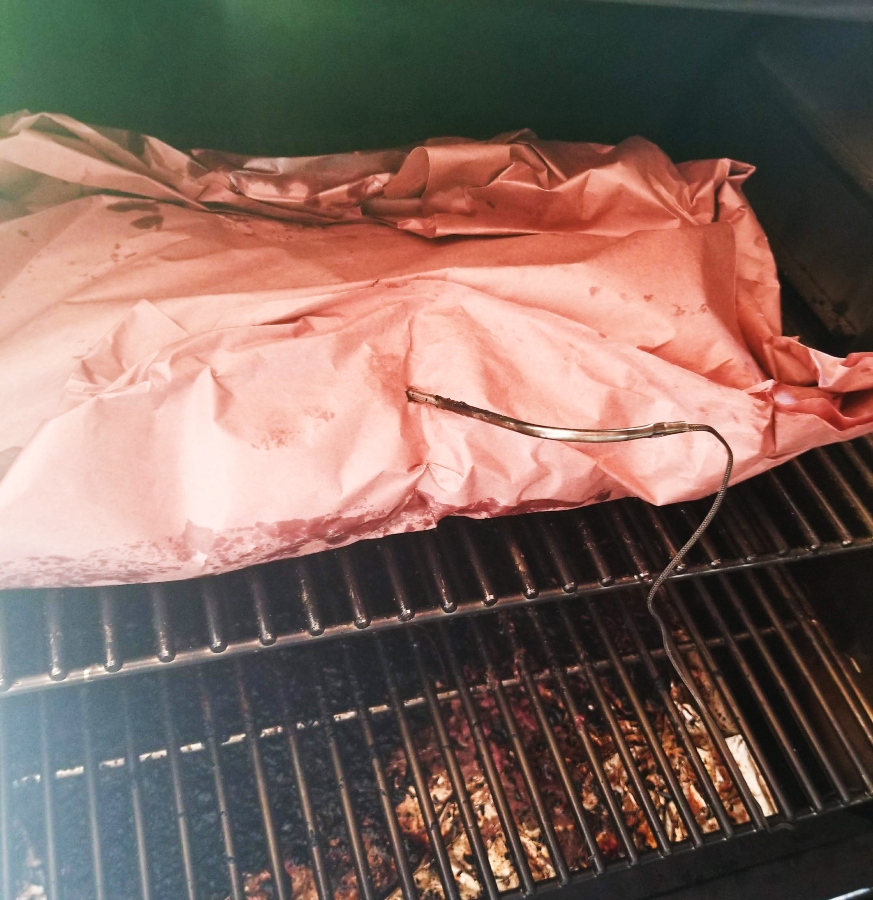 How to Smoke a Brisket: wrapped in butcher paper