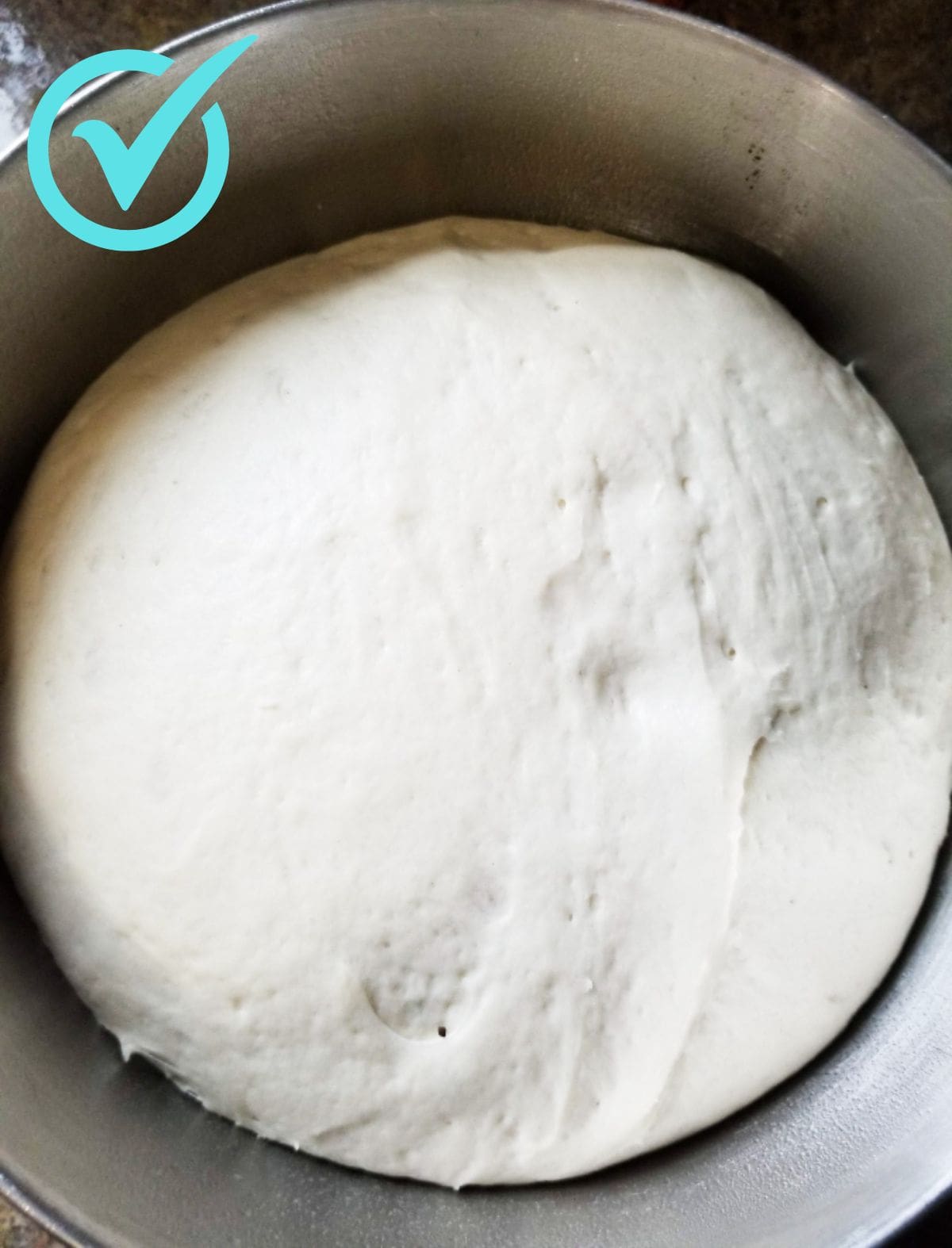 Doubled dough for pizza