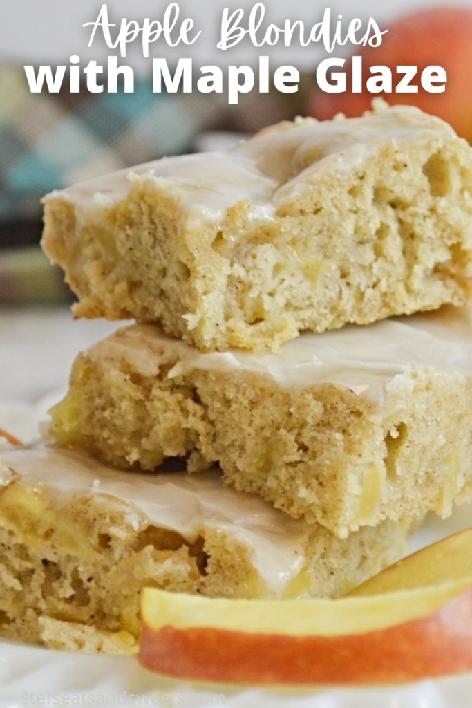 Apple Blondie Pinterest Image with Text 
