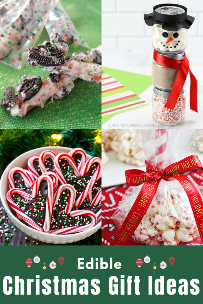 Edible Christmas Gift Ideas pinterest collage 2