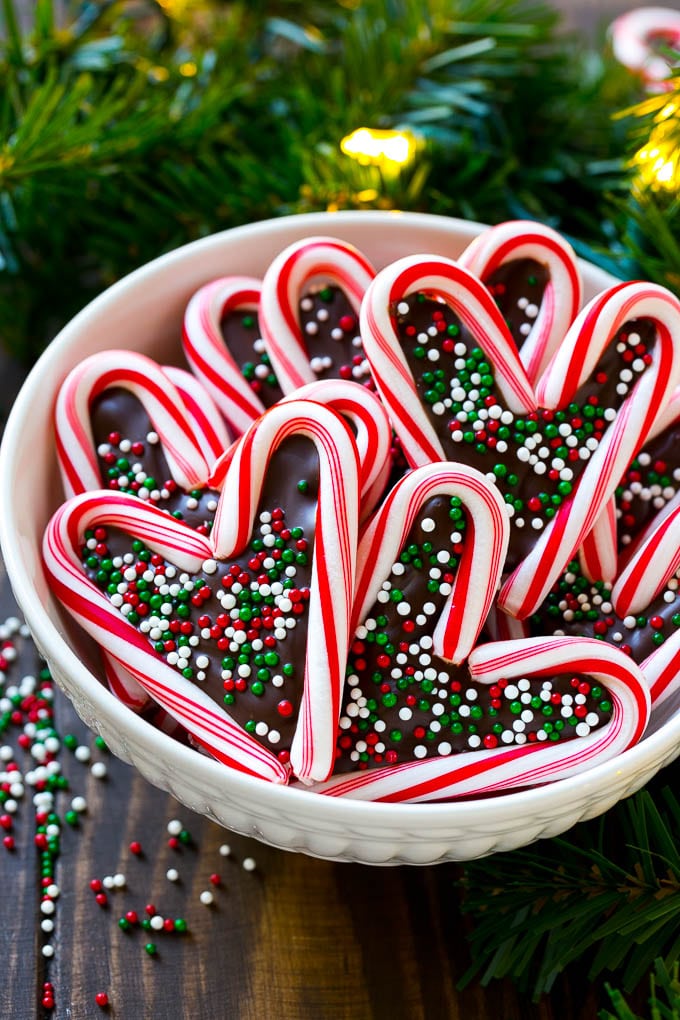 candy cane hearts 