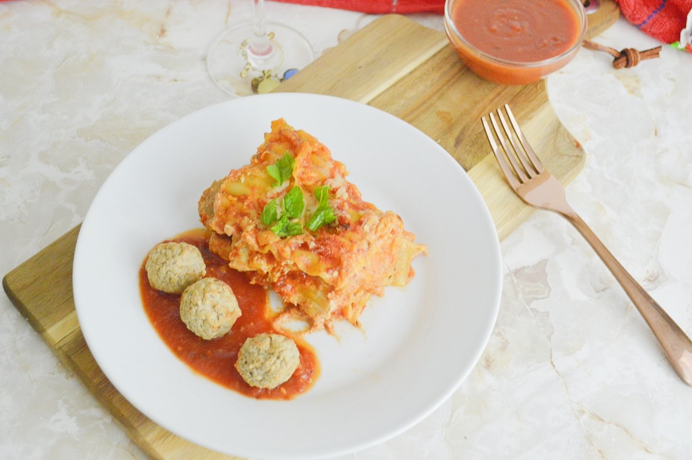 Slow Cooker Meatball Lasagna Stef's Eats and Sweets