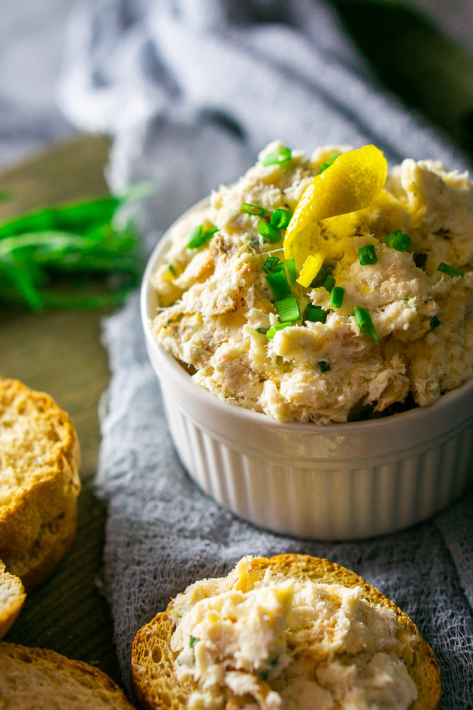 herbed smoked trout spread