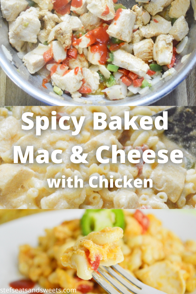 Spicy Baked Mac and Cheese Pinterest Collage 2