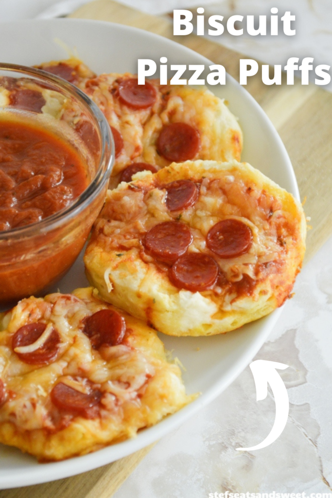 Biscuit Pizza Puffs Pinterest Image with Text 