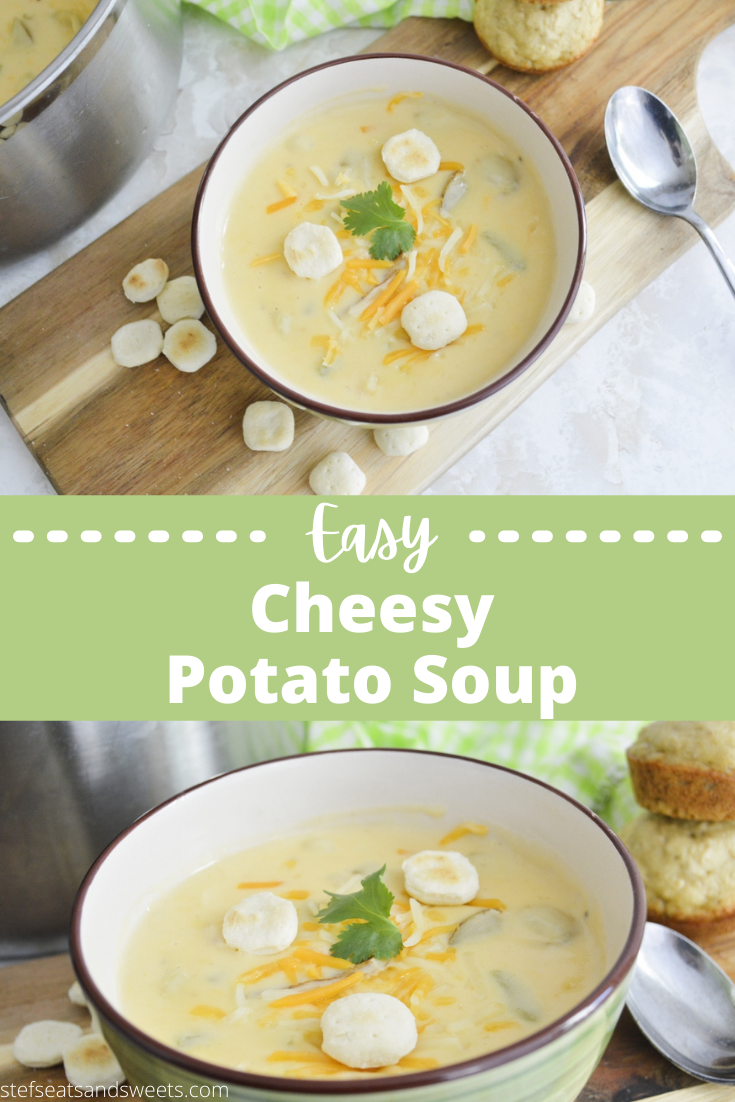 Easy Cheesy Potato Soup - Stef's Eats and Sweets