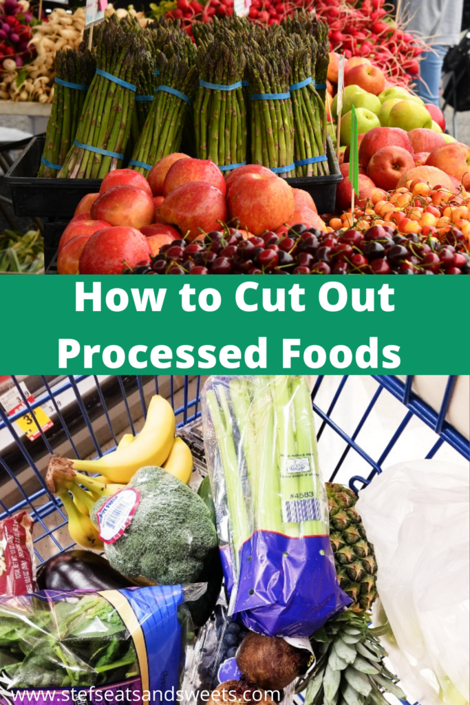 How to Cut Out Processed Foods Pinterest Collage 