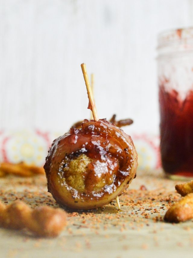 Hot Pepper Jelly Smoked Meatballs