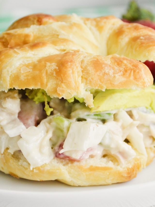 Strawberry Chicken Salad Croissants