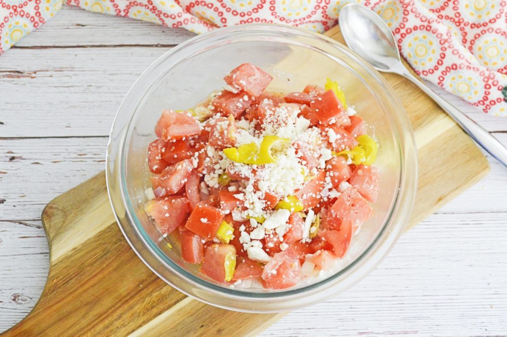 Marinated Tomato & feta Salad feature image 