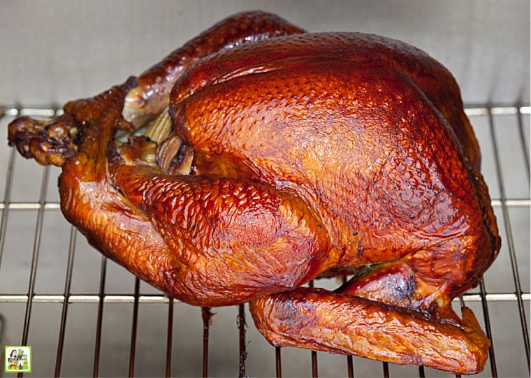 smoked turkey- This Mama Cooks 
