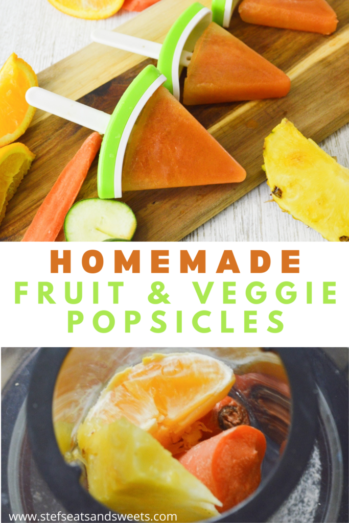 homemade fruit & veggie pops pinterest collage 