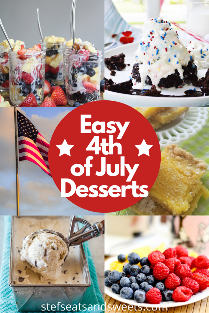 Easy 4th of July Desserts Pinterest Image 