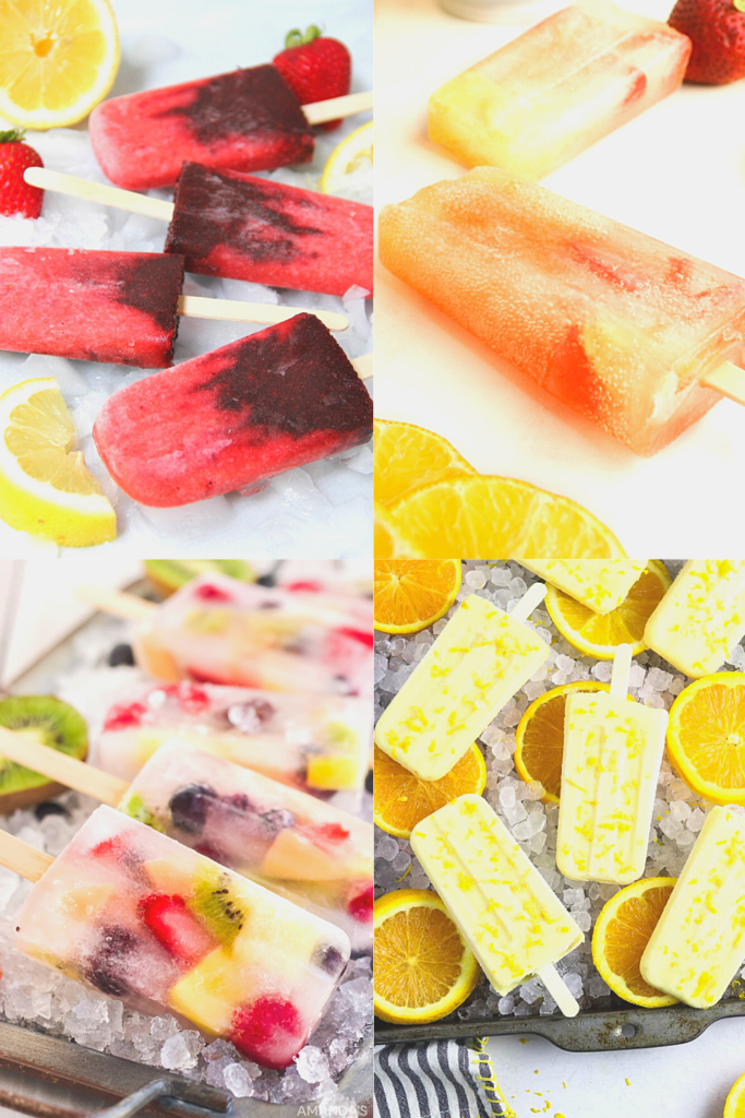 delicious healthy homemade popsicles collage 