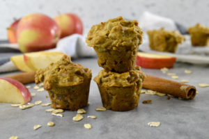 apple oatmeal muffins 1