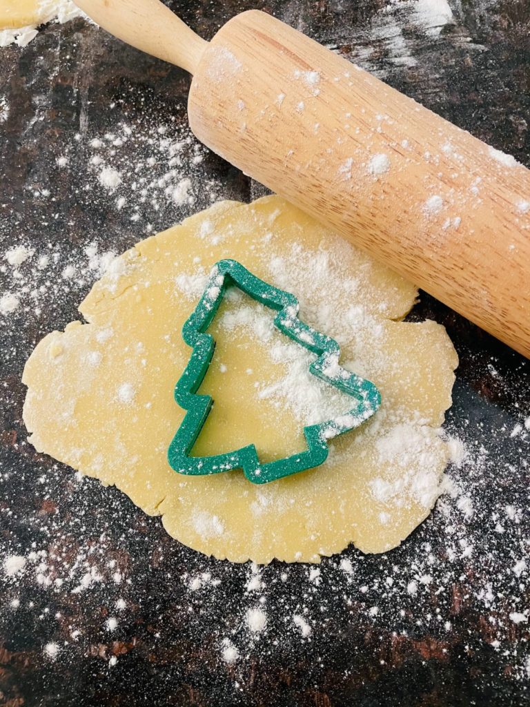 Christmas cookie cut out