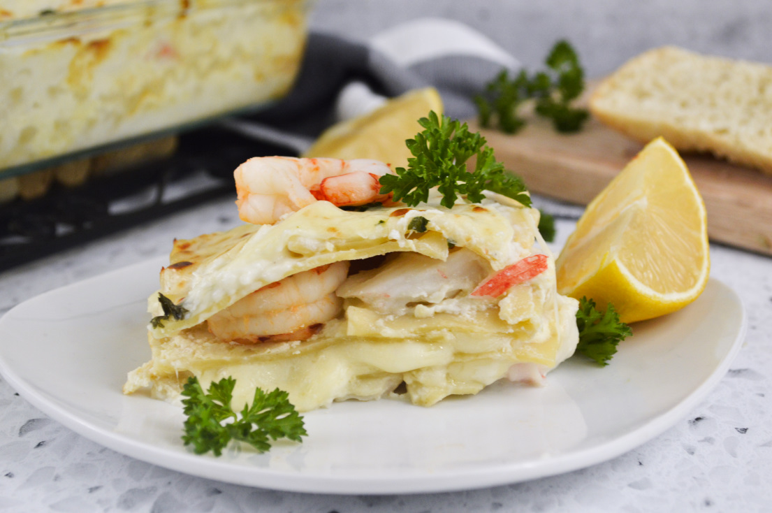 Shrimp and Crab lasagna 