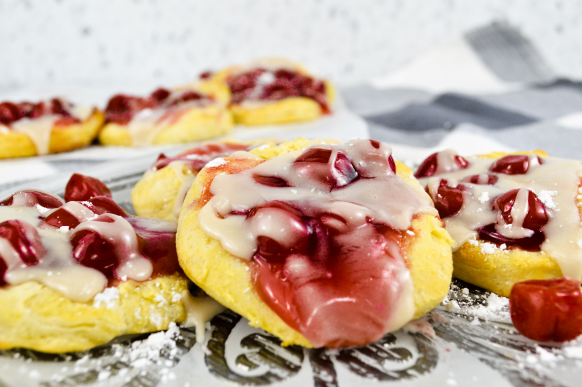 Easy Air Fryer Cherry Biscuits 