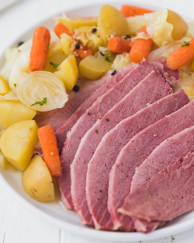 Traditional Irish Corned Beef and Cabbage 