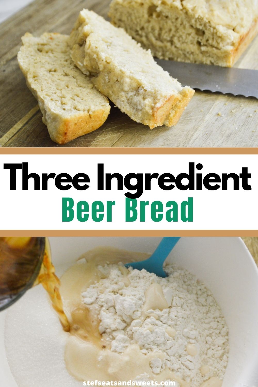 Easy Three Ingredient Beer Bread 