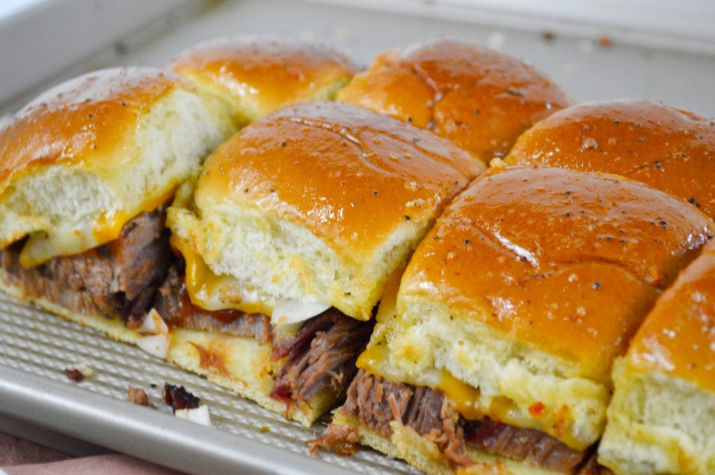 Hot Honey Brisket Sliders Stef's Eats and Sweets