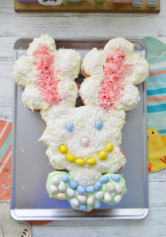 Easter Bunny Cupcake Cake