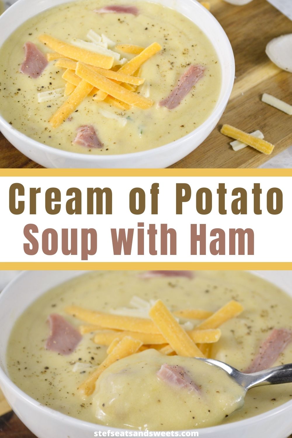 easy cream of potato soup with ham 