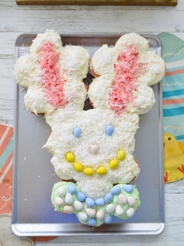 Easter Bunny Cupcake Cake