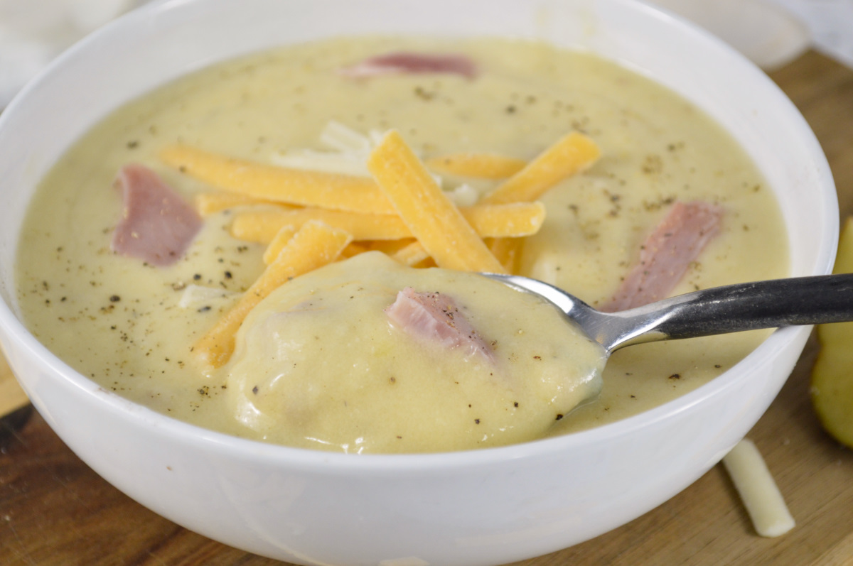 easy ham and potato soup 