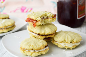 coconut strawberry cookies 1