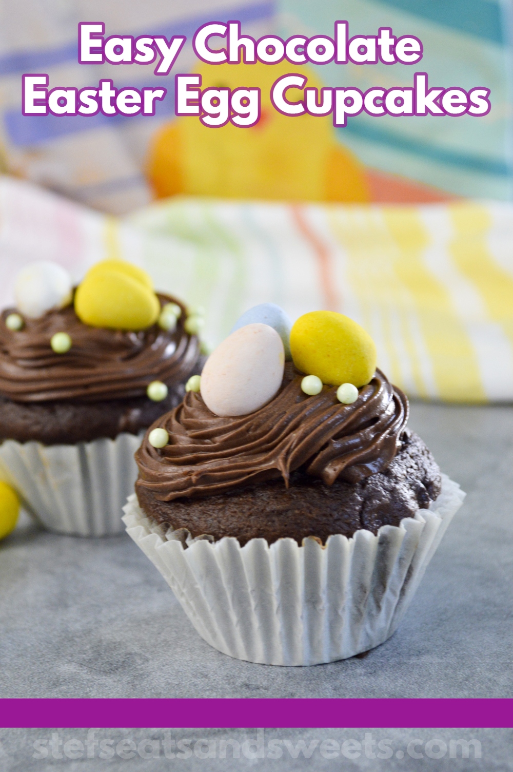 How to Make Chocolate Easter Egg Cupcakes 